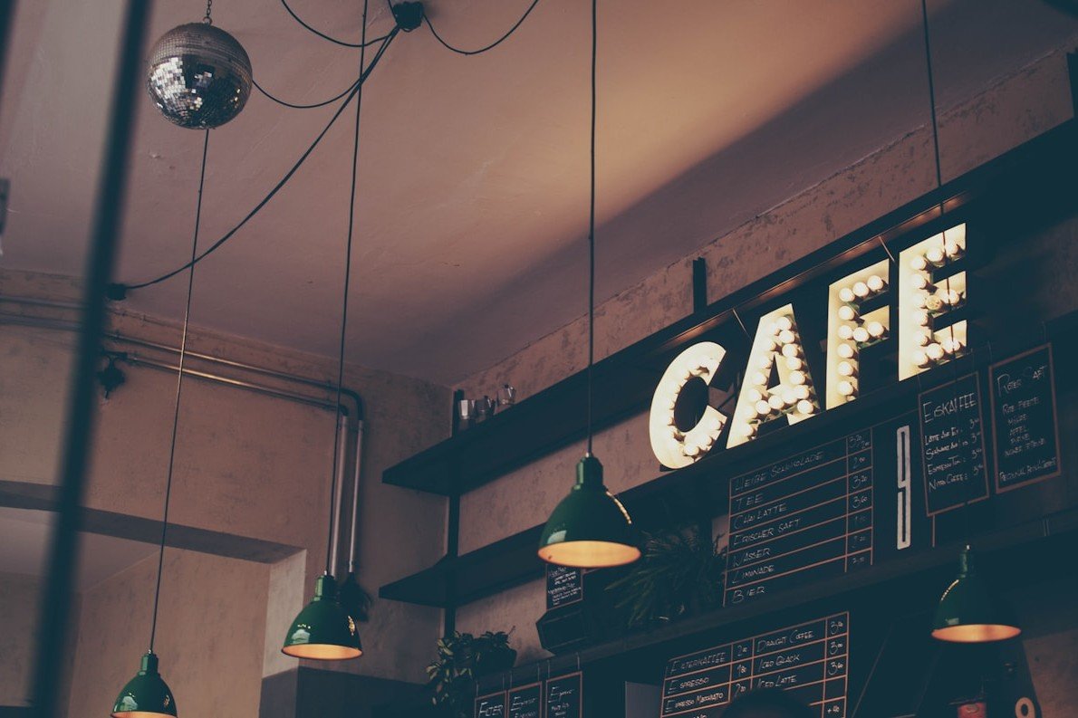 Monaco's Cafe service counter