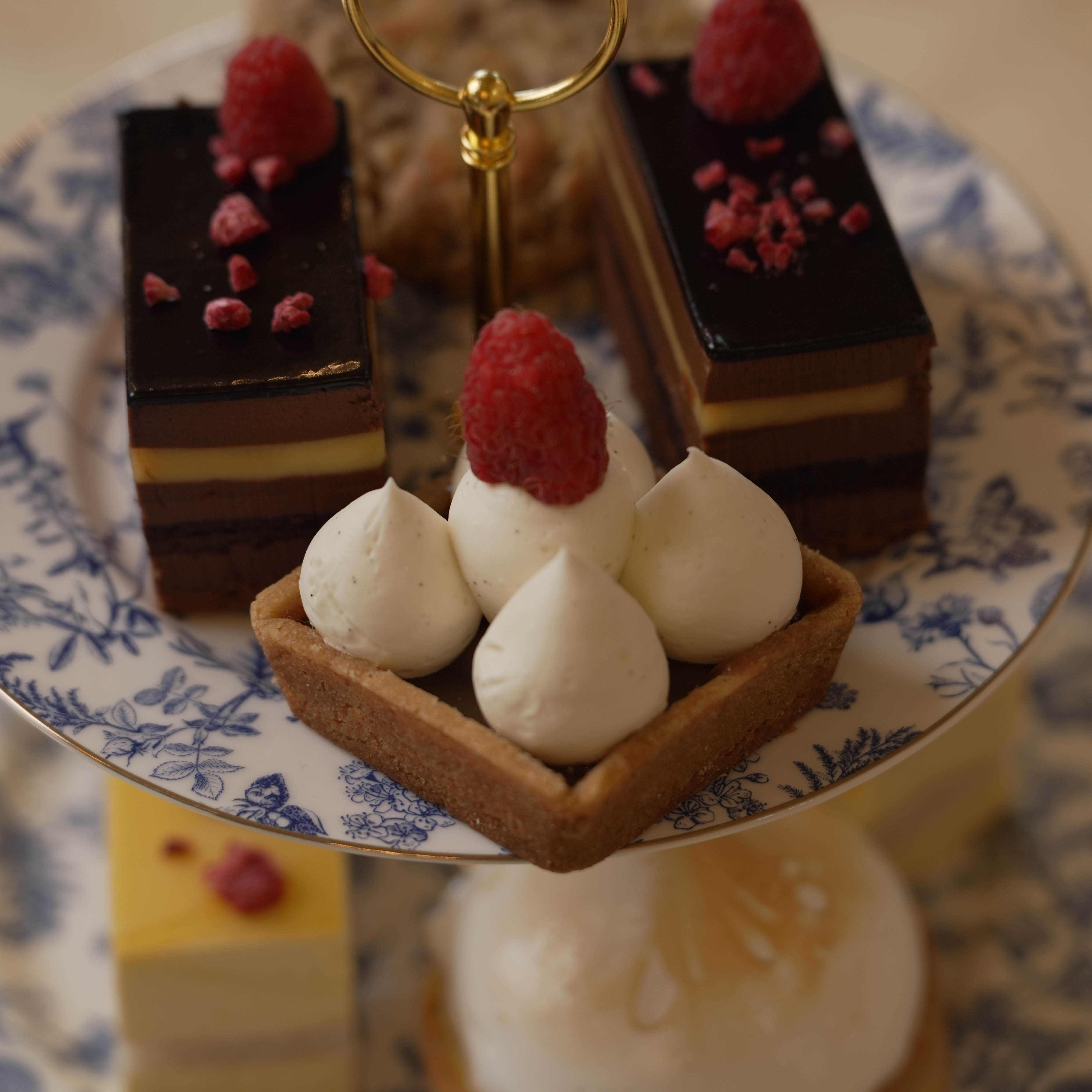High tea dessert platter at Monaco's Cafe